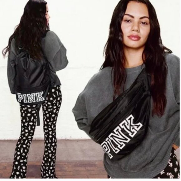 PINK Convertible Backpack Fanny Pack - NWT - Picture 10 of 16